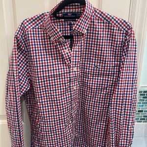 VV Red White & Blue Button Down